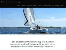 Tablet Screenshot of endeavourowners.com